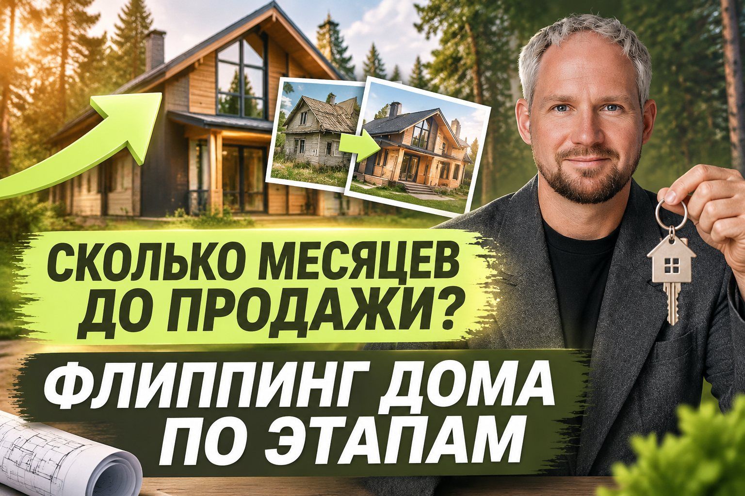 Сколько длится флиппинг загородного дома: этапы и срок��